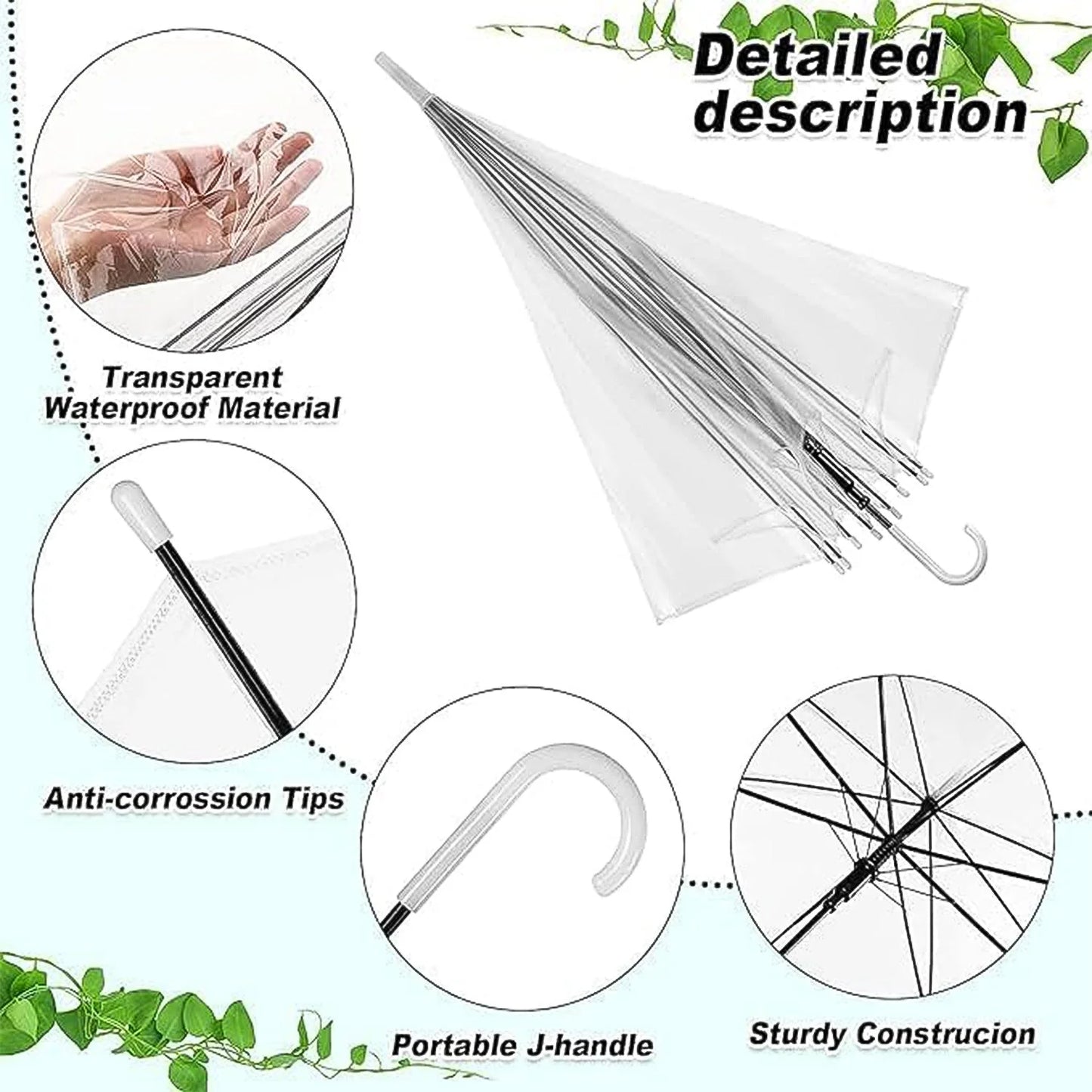 Stylish Transparent Umbrella